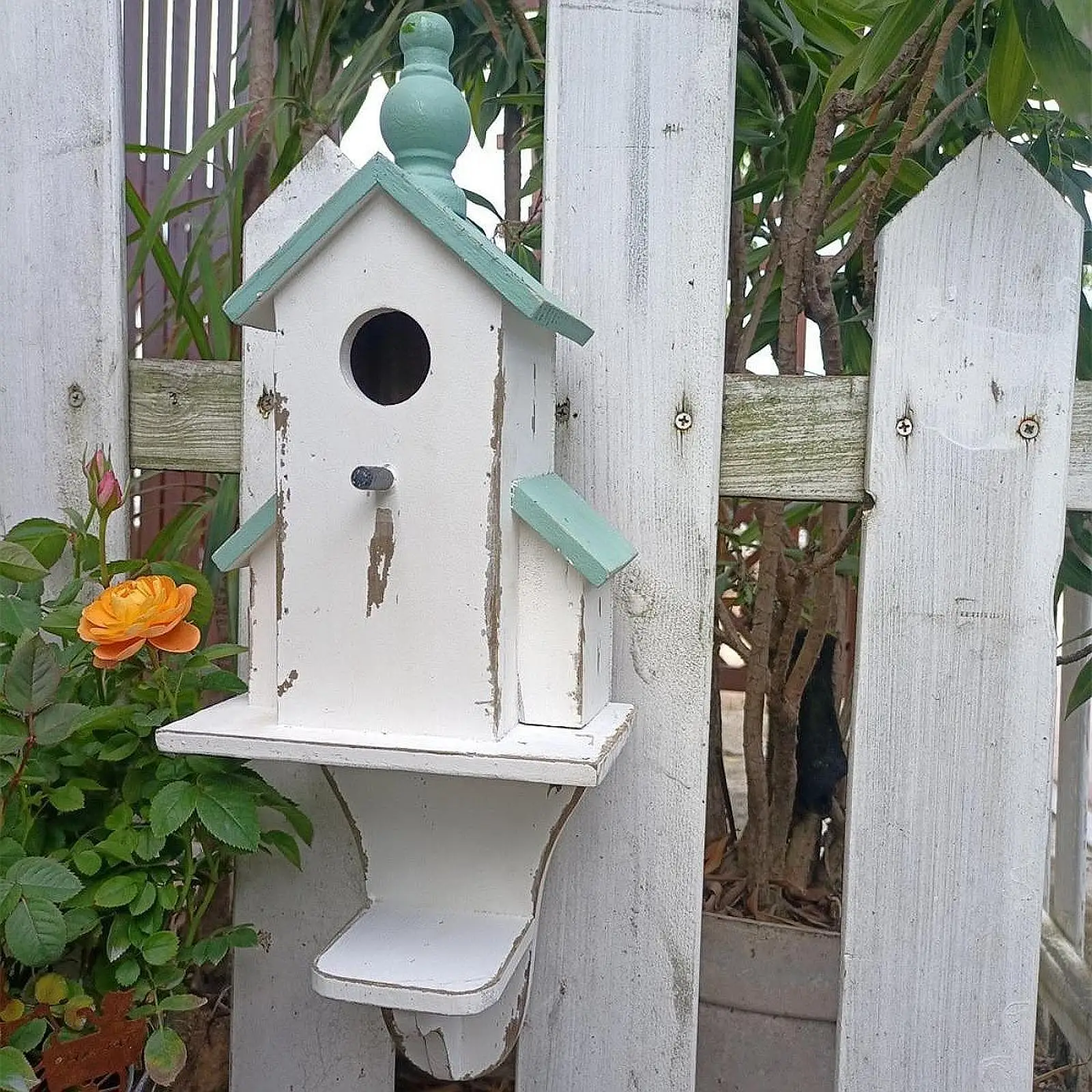 

Bird Houses for Outside Wooden Hanging Decor for Outdoor Birdhouse Nesting Box Decorative for Backyard Garden Patio Balcony Yard
