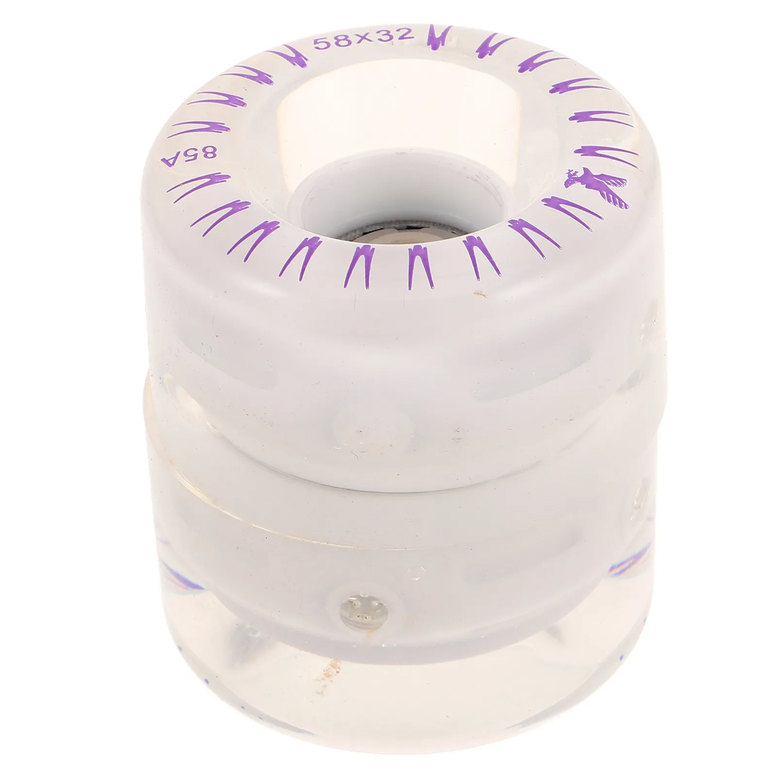 

2pcs Light Up Roller Skate Wheels Led Luminous Replacement Quad Skating Parts For Indoor Outdoor Smooth Durable Glow Roller