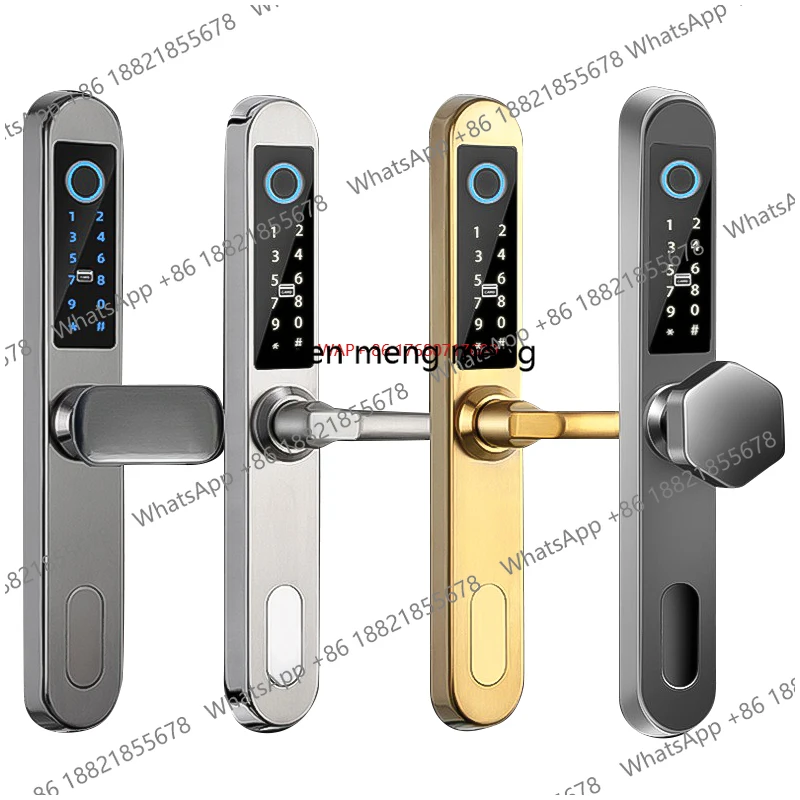 Broken Bridge Waterproof IP65 Finger Print Door Lock Single Latch TT Lock App European Style Smart Lock