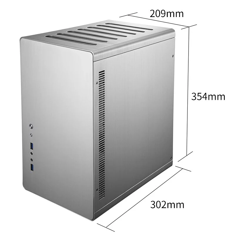 Supporto per case del computer RM2 Alimentatore per scheda madre ATX USB3.0 Telaio in alluminio multimediale domestico