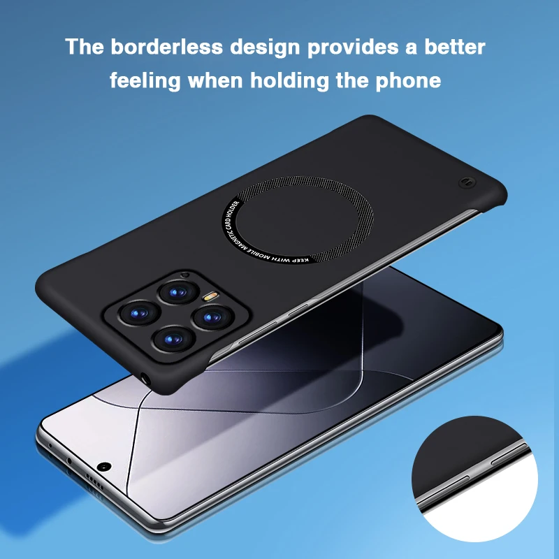 Magnetic Case for Xiaomi 14 Pro Ultra Civi 5G Hard PC Shockproof Wireless Charging Camera Protection Covers 14Pro 14Ultra 14Civi - Image 3