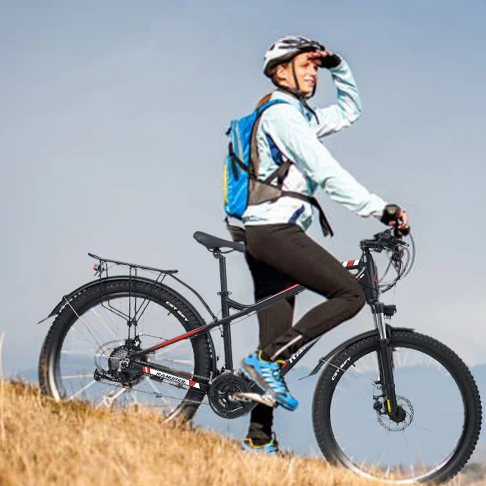 27.5Inch Removable Lithium Battery City Ebike 27gears Mountain Electric Bike Suspension Fork Y90 1000W Electric bicycle