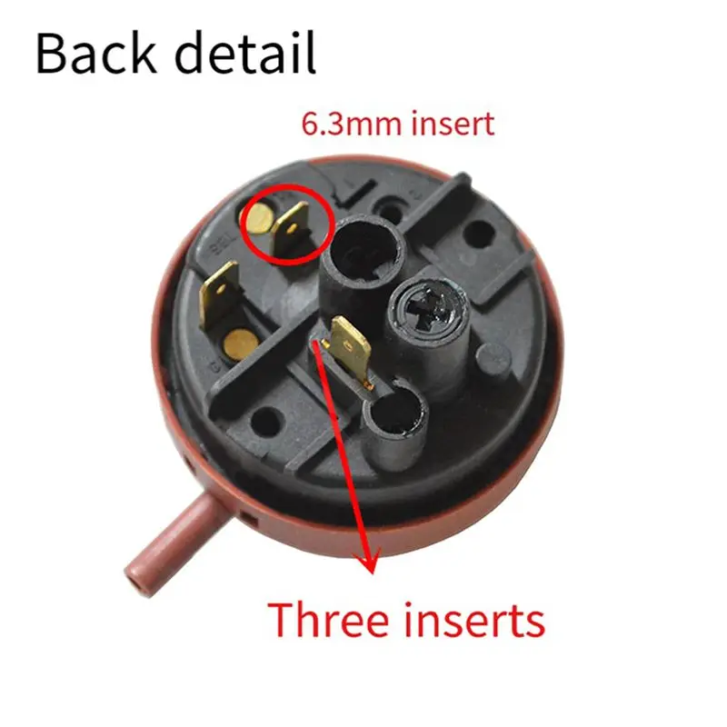LLCS-2X Washing Machine Water Level Sensor Switch 250VAC KS-2 1-6 2A For Drum Washer Water Level Pressure Control Switch