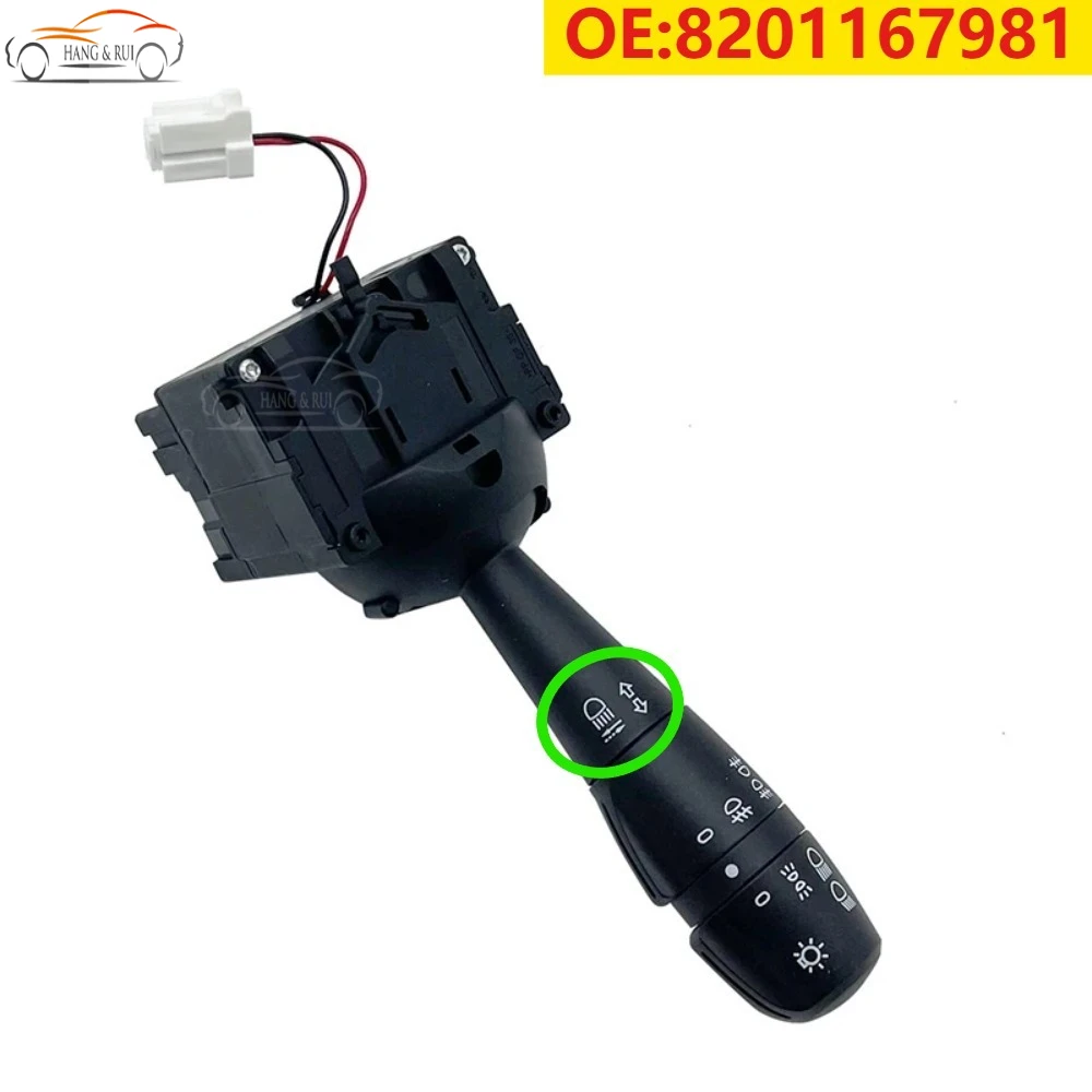 8201167981 Steering Column Switch Light Switch For Renault Dacia LOGAN Clio IV 4 TRAFIC III 3 SANDERO 255405005R 255401303R