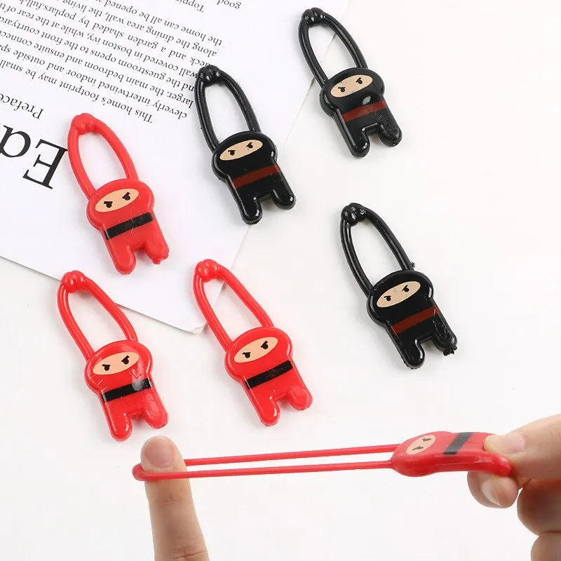 Flying Ninja Slingshot Brinquedos para Meninos e Meninas, Presente de Aniversário Perfeito, Favores de Festa, Diversão, Ecológico, 10Pcs