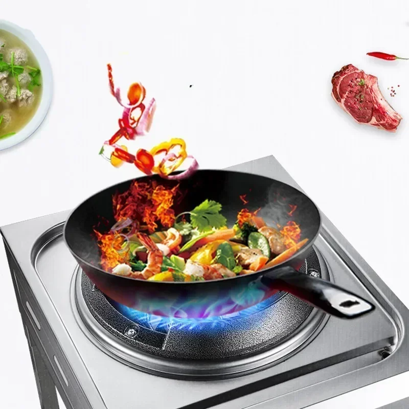 Commercial restaurant automatic device fierce fire stove single stove liquefied gas fierce fire gas stove  flameout protection