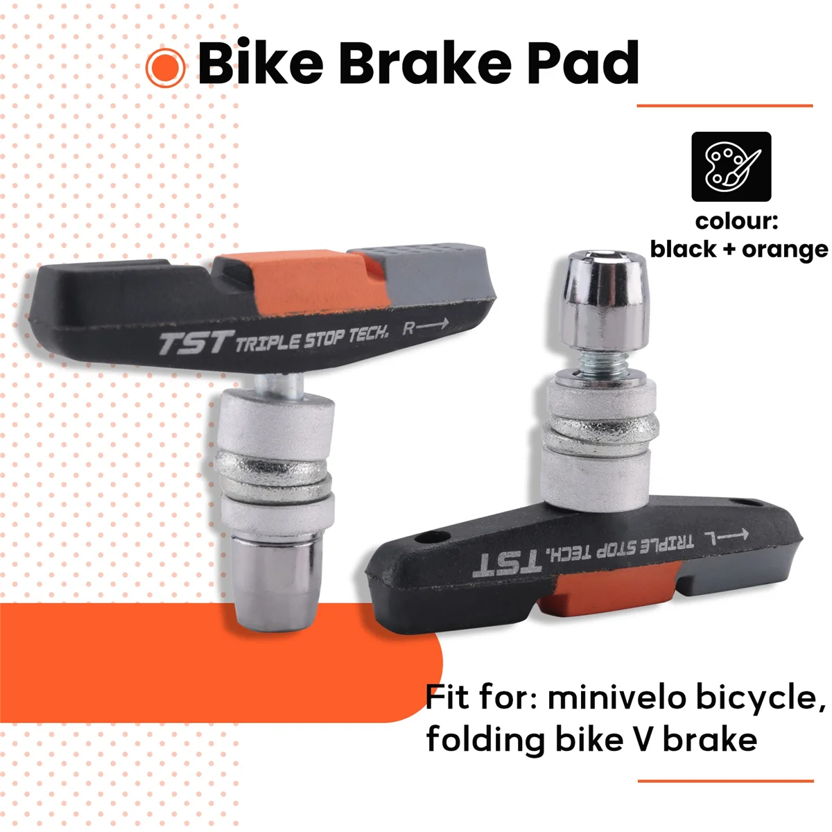 SLQZT مكابح الدراجة 55 مللي متر ل 14 بوصة 16 بوصة 18 بوصة 20 بوصة قابلة للطي دراجة فيلو صغيرة V قطع غيار الدراجات الفرامل