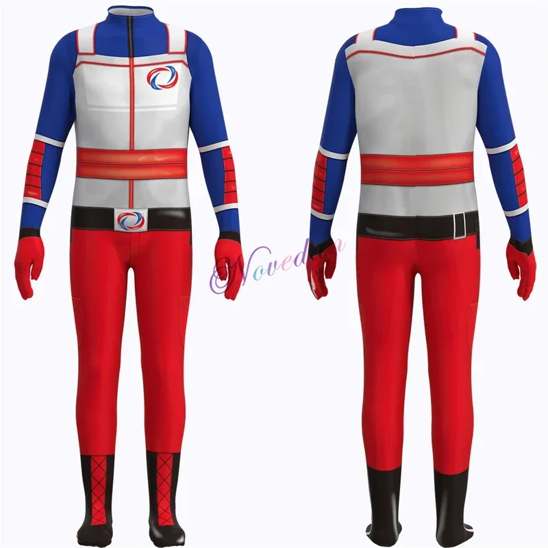 Henry Danger Superheo Outsuit pour enfants, costume de cosplay pour garçons, fête d'anniversaire, Halloween, MN11