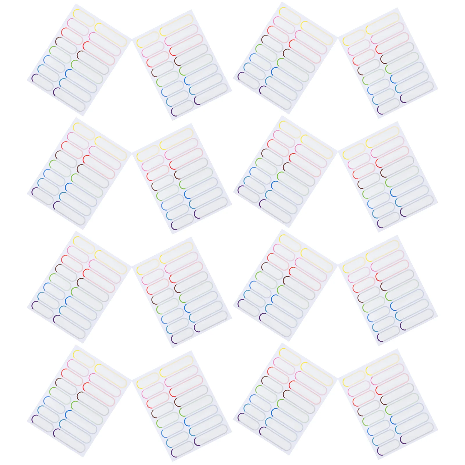 

20 Sheets Waterproof Name Labels Large Self Adhesive Kids Bottle Stickers for Daycare School Travel Cups Containers