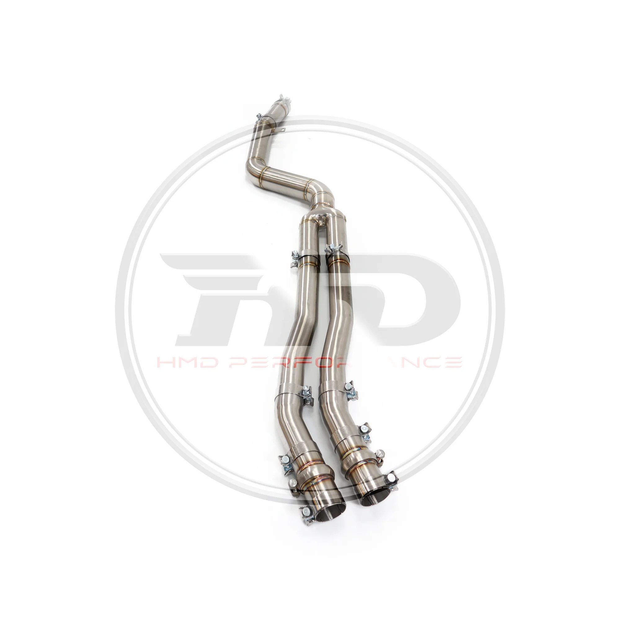 

HMD Resonant Tube for BMW X3 X4 M40I 3.0T Exhaust System Stainless Steel Performance Middle Pipe Car Accessories