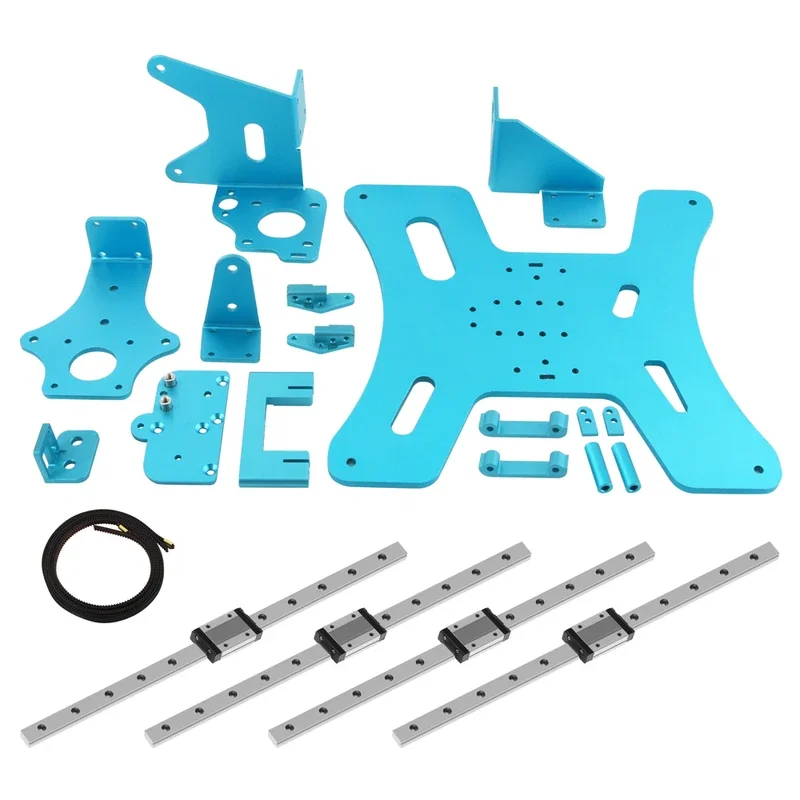 Ender 3 V2 upgradekit BLV Ender 3 Pro 3D-printer inclusief poorten X/Ybelts-schroeven, aluminium platen en lineaire rails