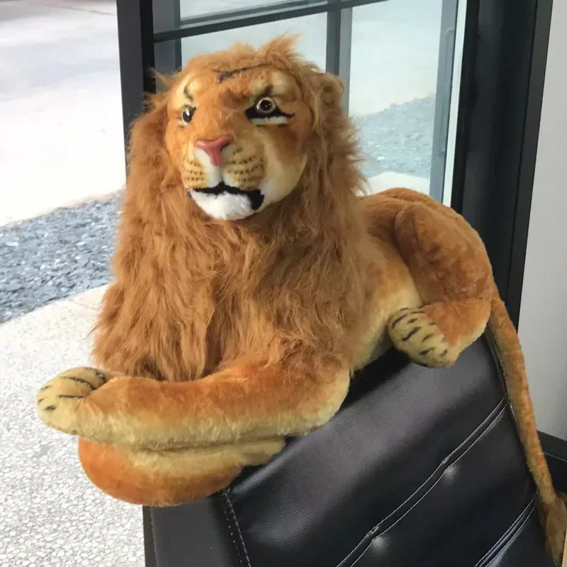 VIP Grande 29 cm 85 cm Re Leone Adulto Simba Peluche ripiene bambola giocattolo simulazione animale incline modello leone Divano letto Cuscino regalo per bambini