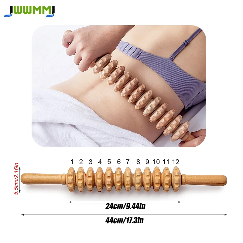 

1Pcs Wood Therapy Massage Tools,Massage Roller Relax Muscles,Relieve Soreness Lymphatic Drainage,Body Sculpting,Comfortable