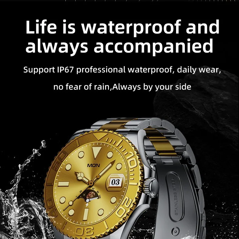 New AW46 smartwatch with Bluetooth communication, high-definition display of blood pressure and heart rate, smart watch