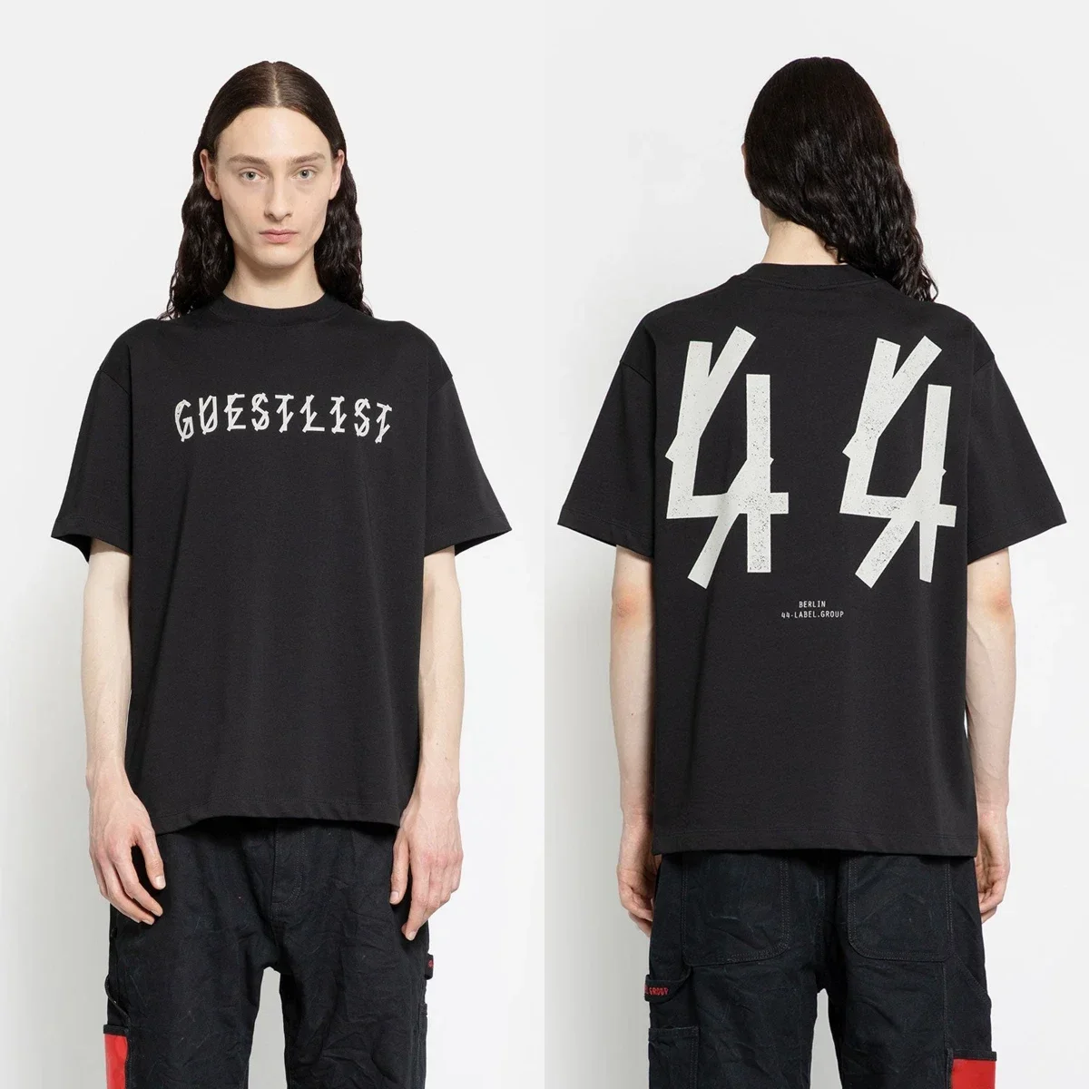 

44 LABEL GROUP T-shirt European Brand Gemary Berlin Quarter Men Women Unisex Short Sleeves High Quality Streetwear Harajuku Tees