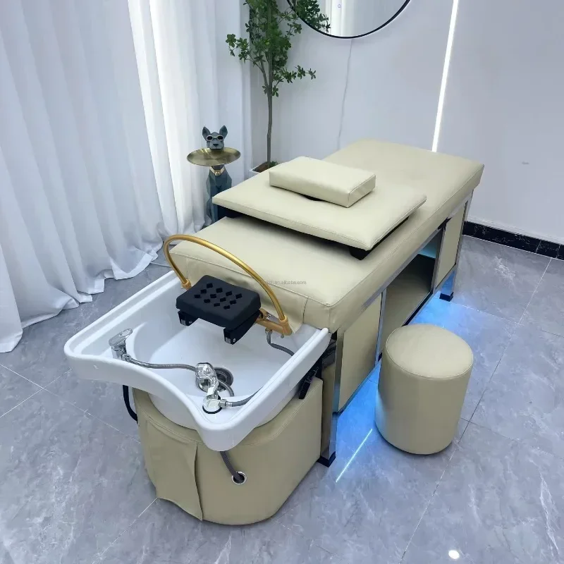 سبا حديث سماعة الرأس سبا تايلاندية تدليك شامبو سرير حمام صالون الشعر