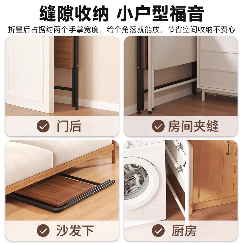 Installation-free computer desk Student home writing Bedroom bedside small Simple Foldable desk
