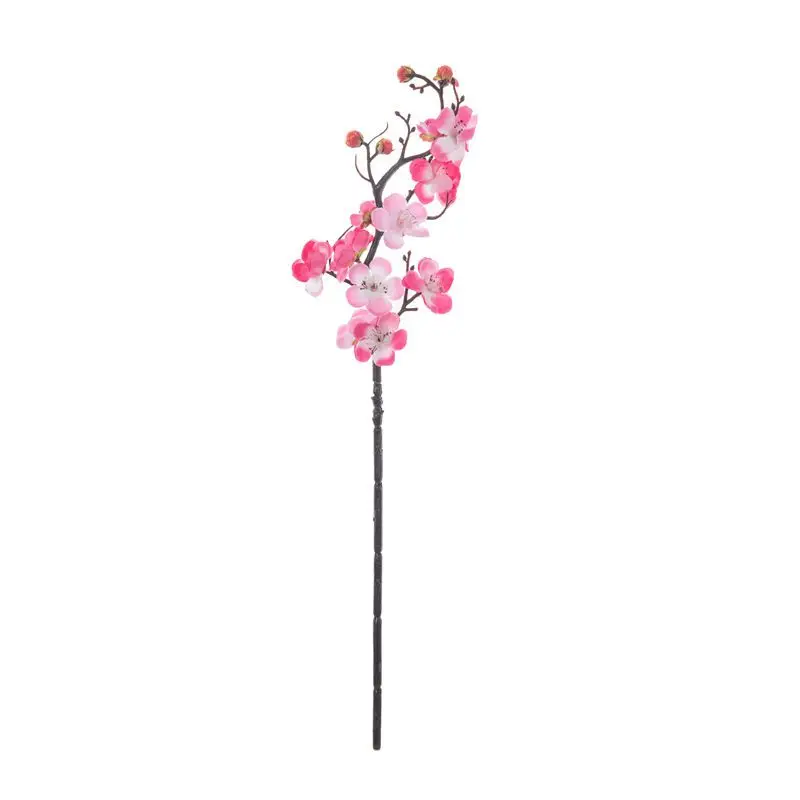 1pc Kunstbloemen Lente Pruimenbloesem Perzik Tak Zijden Bloemen Thuis Bruiloft Decoratie Kerstkransen Accessoires