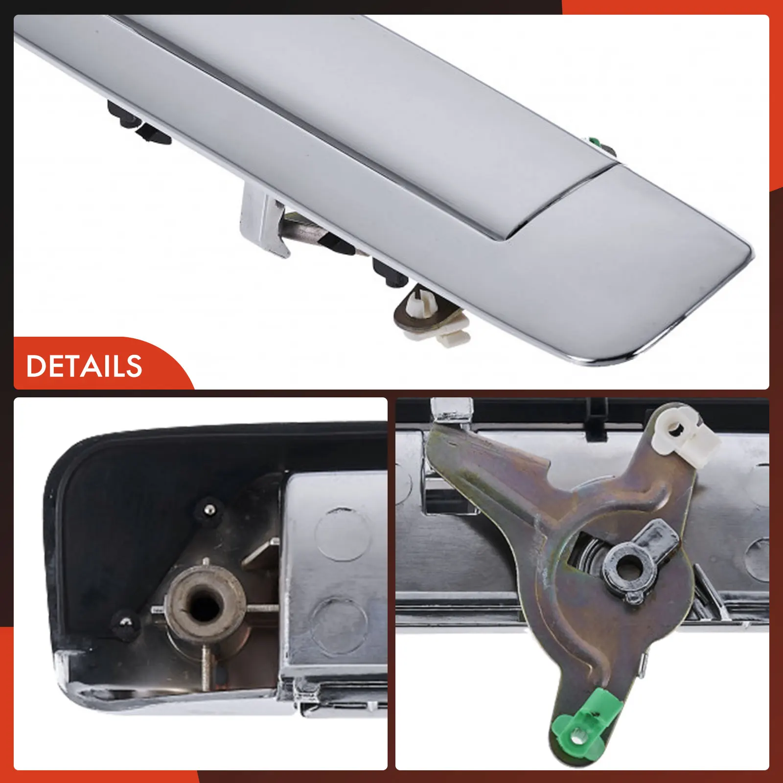 A-Premium Rear Tailgate Chrome Handle for Toyota Tacoma 2005-2008