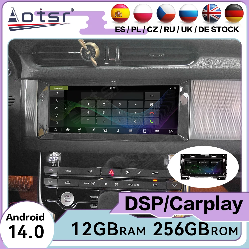 

New Model Car Radio With Android Smart Screen Auto Multimedia For Jaguar XF 2016-2019 Car GPS Navigation Audio Stereo Head Unit