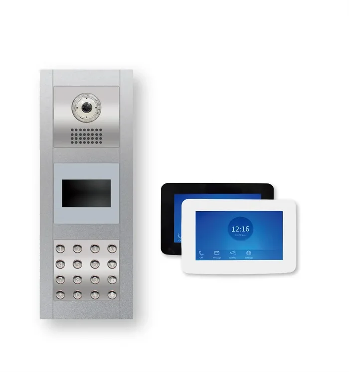 

Hot selling TCP/IP 7" touch screen monitor video intercom security system for Villa and apartments building