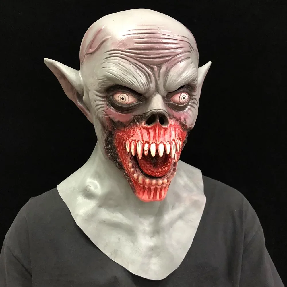 

Bloody Vampire Zombie Skull Mask Cosplay Horror Monster Ghost Latex Helmet Halloween Carnival Purim Dress Up Party Costume Props