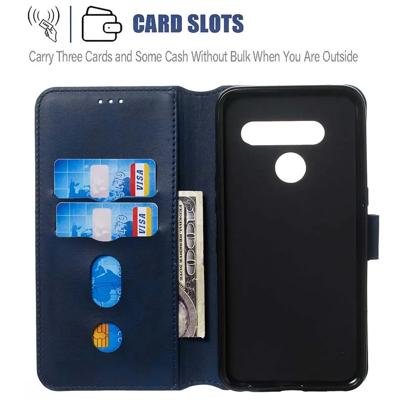 Tsimak Wallet Case For LG V30 V40 V50 G7 G8 ThinQ Stylo 4 5 Q8 2018 Q Stylus Plus Retro Flip PU Leather Cover Capa Coque