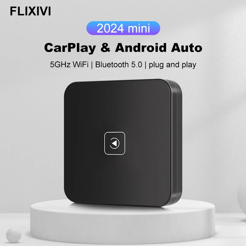 FLIXIVI-Mini adaptador inalámbrico Carplay F1, caja Ai con cable a inalámbrico para OEM, Dongle USB inalámbrico para coches, 2016 +