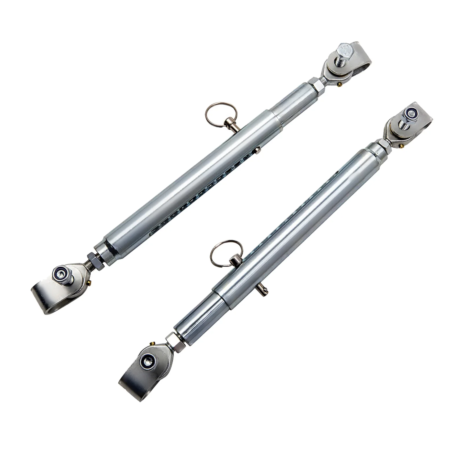 

Pair Front End Tubular Travel Limiters Weldon Quick Adjustable for Drag Race Car