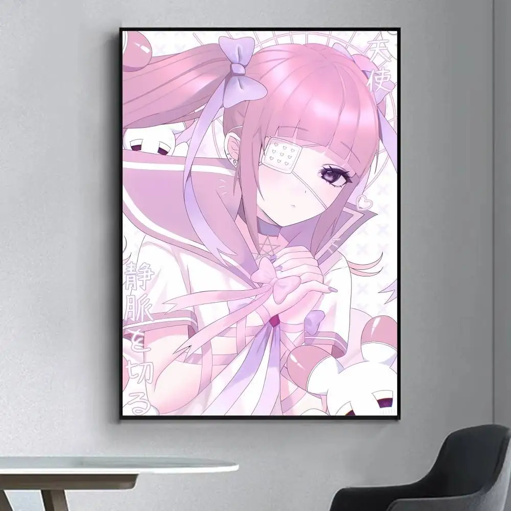 M-Menhera C-Characters Chan Poster HD Art Sticky Wall Waterproof Home Living Room Bar Decoration