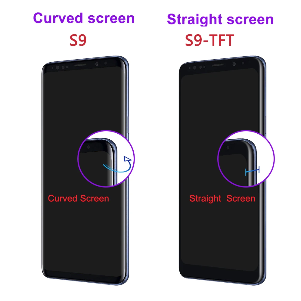 S9 5.8\'\'For Samsung For G960F G960 G960U G960W G960N G960X LCD Display Touch Screen Digitizer Assembly Replacement