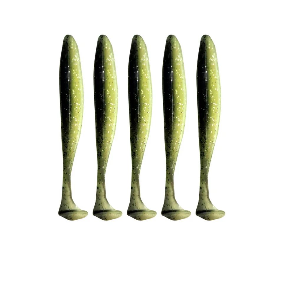Angeln Locken 55mm 70mm 90mm T Schwanz Wurm Weichen Köder Jigging Wobbler Tackle Bass Hecht Künstliche silikon Swimbait – Detail 17