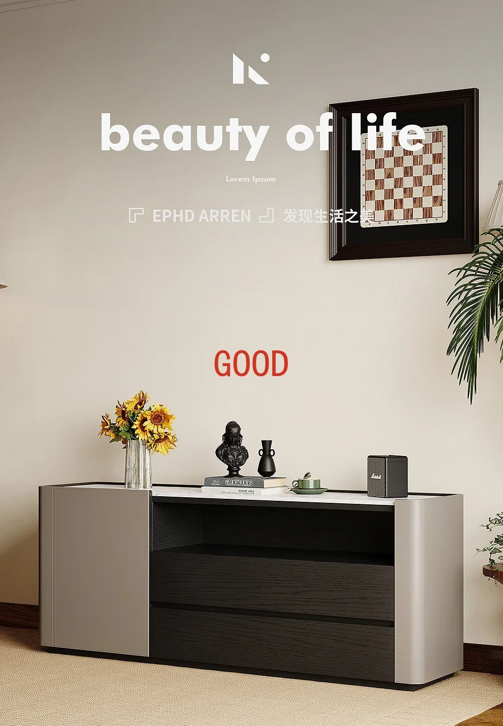 

Итальянский минималистичный мраморный буфетный шкаф большой емкости ящик для хранения седло кожаный боковой шкаф для хранения