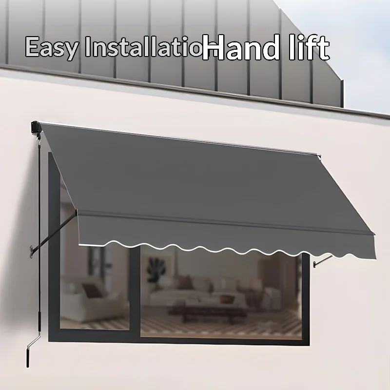 Auvent simple et économique en plastique moderne pour fenêtre et porte, protection solaire et contre la pluie, décoration extérieure pour la maison, nouveauté, facile à personnaliser