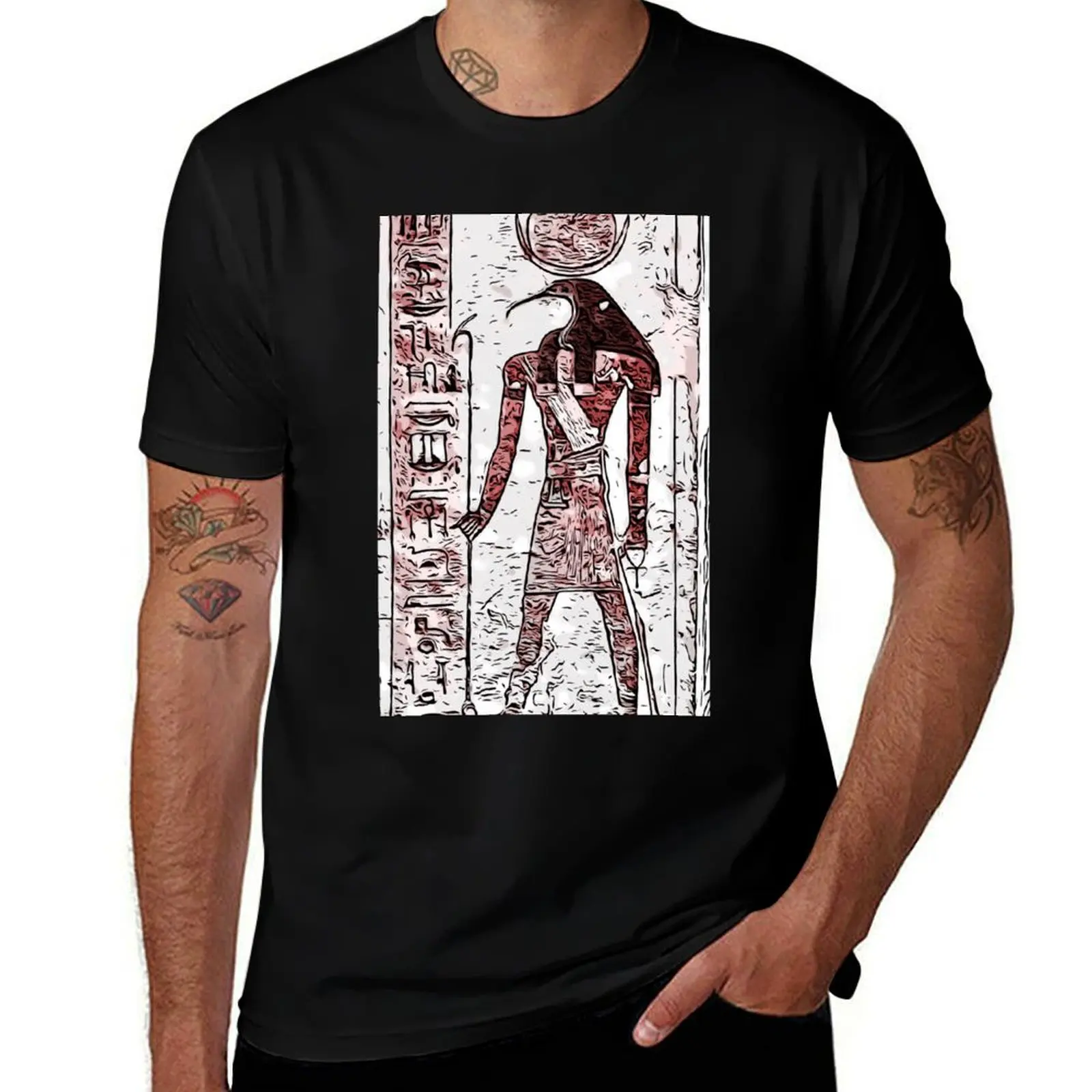 

Thoth ~ the holiest of the holy T-Shirt Simple Casual Short Sleeve Tee