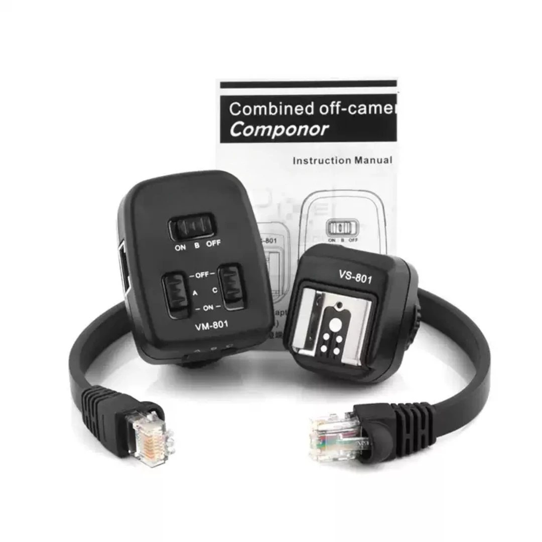 TTL High Speed Sync Off-Camera Flash Sync Trigger Cable for Canon EOS Cameras Speedlite 580EX II 580EX 430EX External Flash