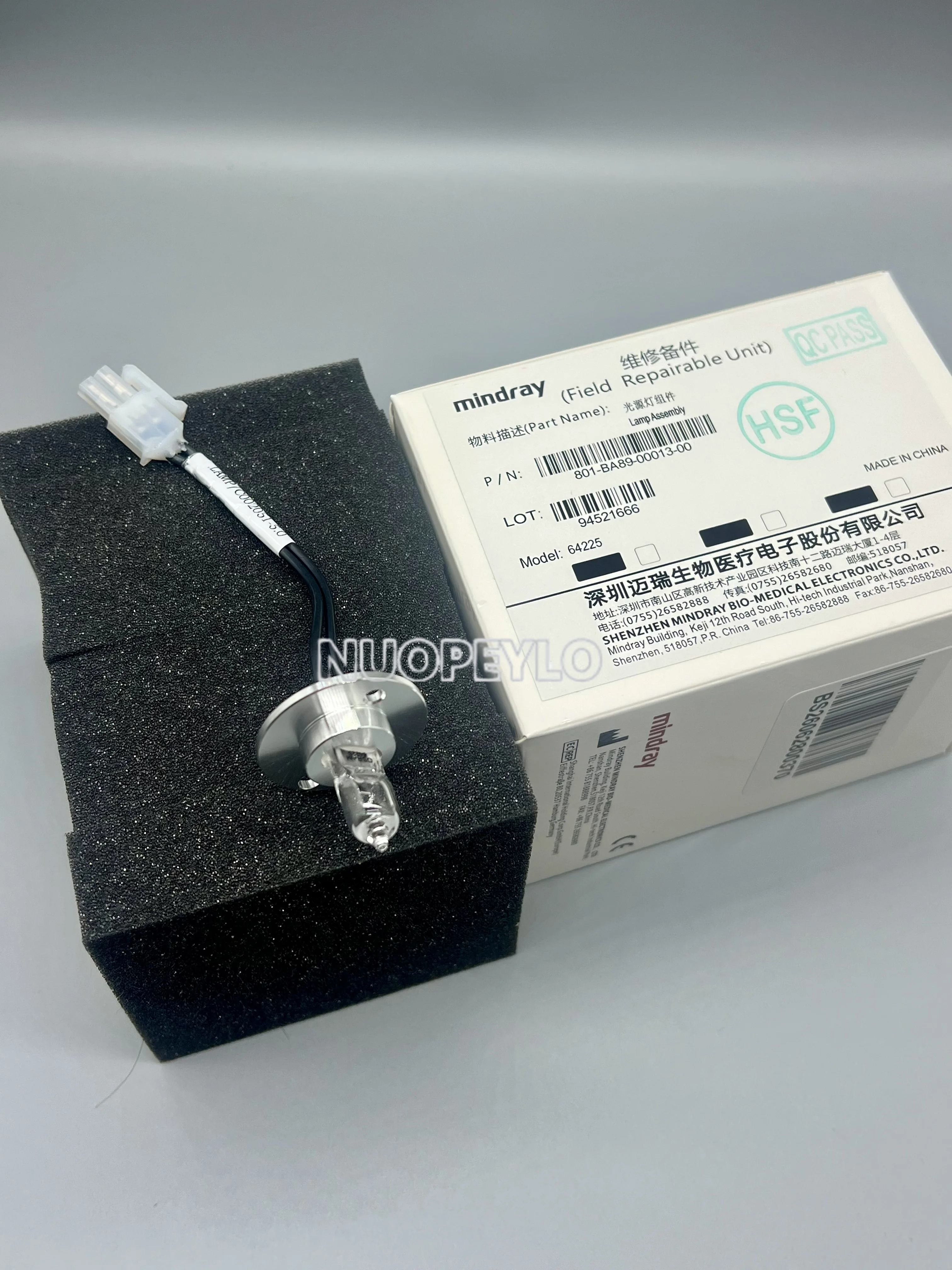 Original Mindray 801-BA89-00013-00 BA88A BA-88A 6V10W Halogen Lamp Mindray BA88A Lamp Bulb Halogen Lamp Mindray BA-88A 6V 10W
