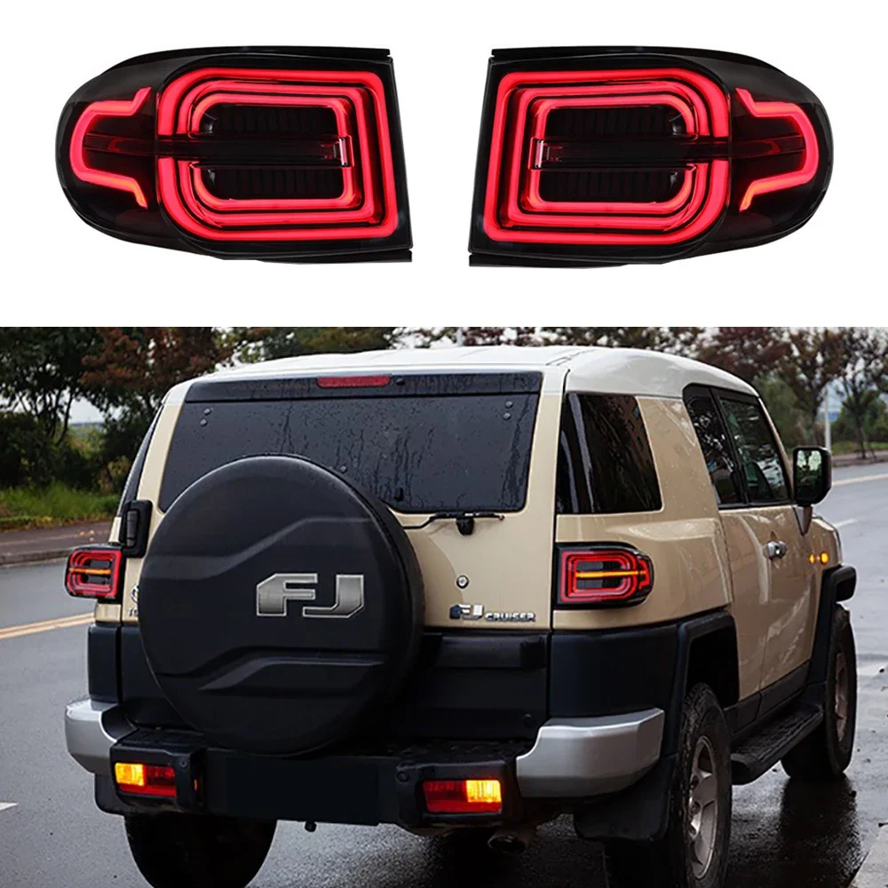 Auto Taillight RGB Led Rear Tail Lights Turn Signal Light Brake Parking Lamp Driving Lamps For FJ Cruiser 2007-2022 Accessories