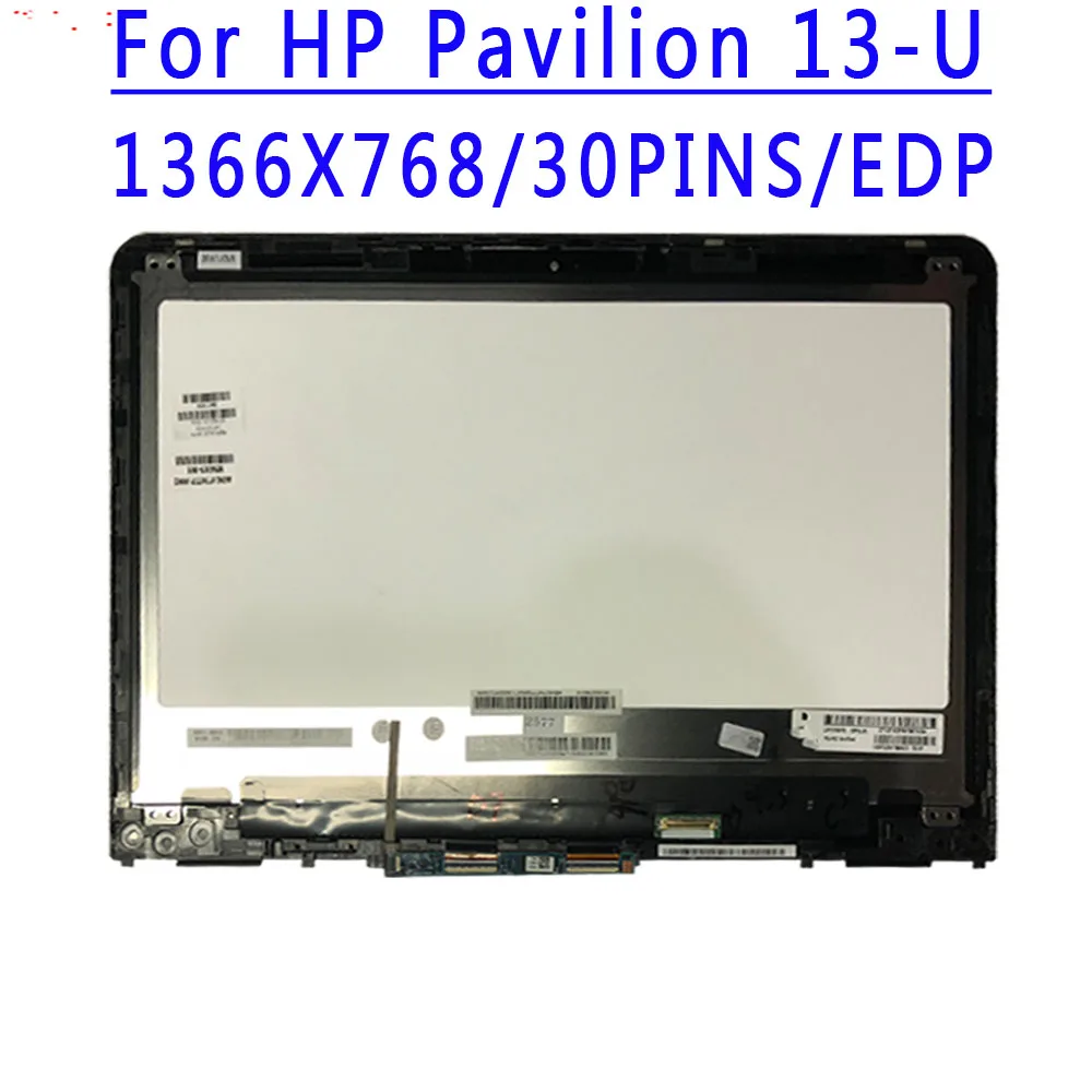 13.3 inch 1366X768 HD 30PINS EDP 60HZ LCD Screen Assembly With Touch For HP PAVILION X360 13U 13-U119TU 13-U Series M3-U