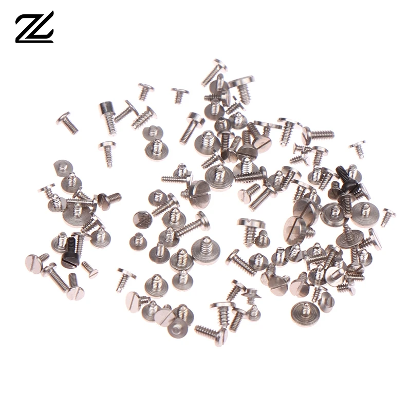 100Pcs Tiny Precision Mixed Multi-size Watch Screws Movement Repair Tools Part For Watchmaker