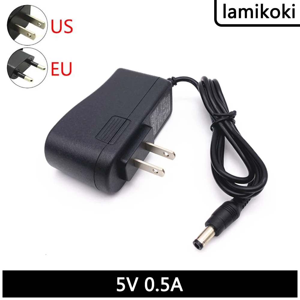 Input: AC 100-240V 50/60Hz Output: DC 5V 0.5A 5V 500mA Charging Power Adapter