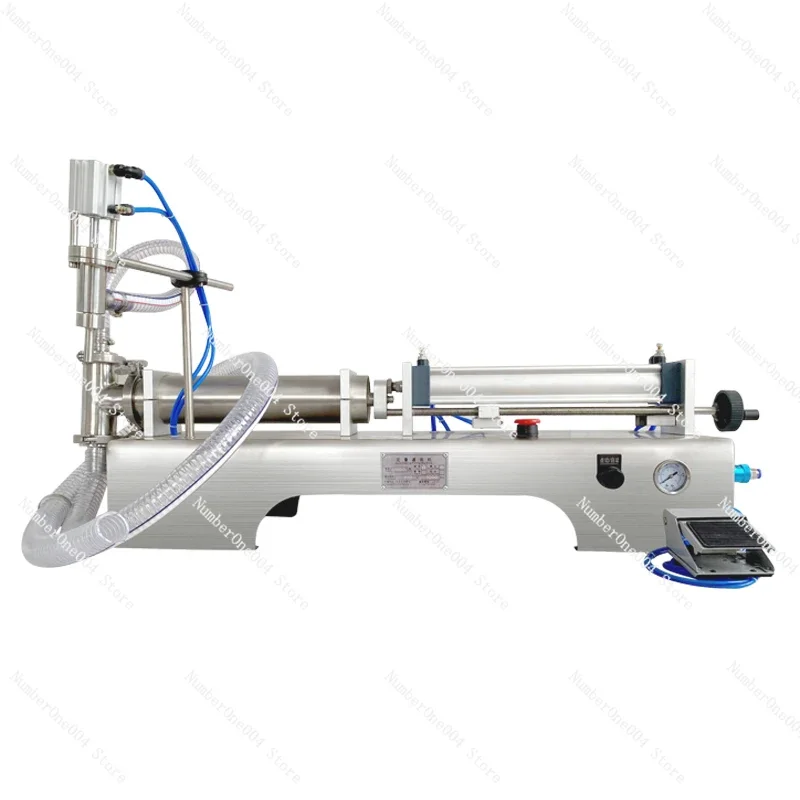 

Pneumatic Horizontal Liquid Filling Machine Automatic Quantitative Filling Machine Lubricating Oil Sub-Installed Machine