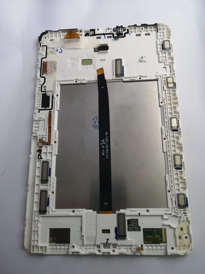 Imagem -02 - para Samsung Galaxy Tab a 10.1 2023 Sm-p580 P580 P585 Display Lcd Mais Touch Screen Digitizer Assembly com Moldura