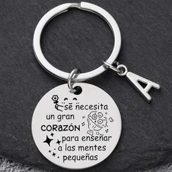 1PC Keychains To Teachers Regalo Profesor Llavero Profesor Regalo Profesor Graduado Regalos Cumpleaños