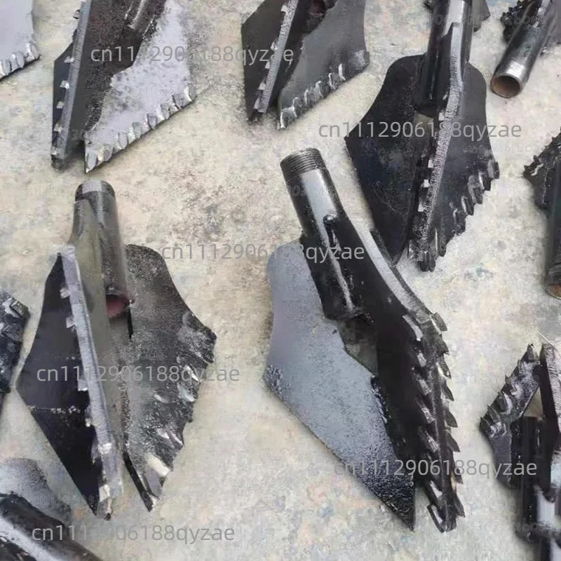 High-Wear Three-blade Diamond Drill Bit - 1-inch Drill Pipe for Electric Drilling Rig (Water Well/Rock Drilling)