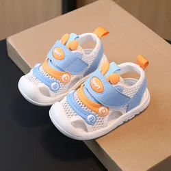 Baby Girl Sandals Summer New Cartoon Beach Shoes Kindergarten Toddler Shoes Baby Front Shoes