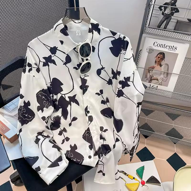 Blusa Floral Feminina Blusa Floral Feminina