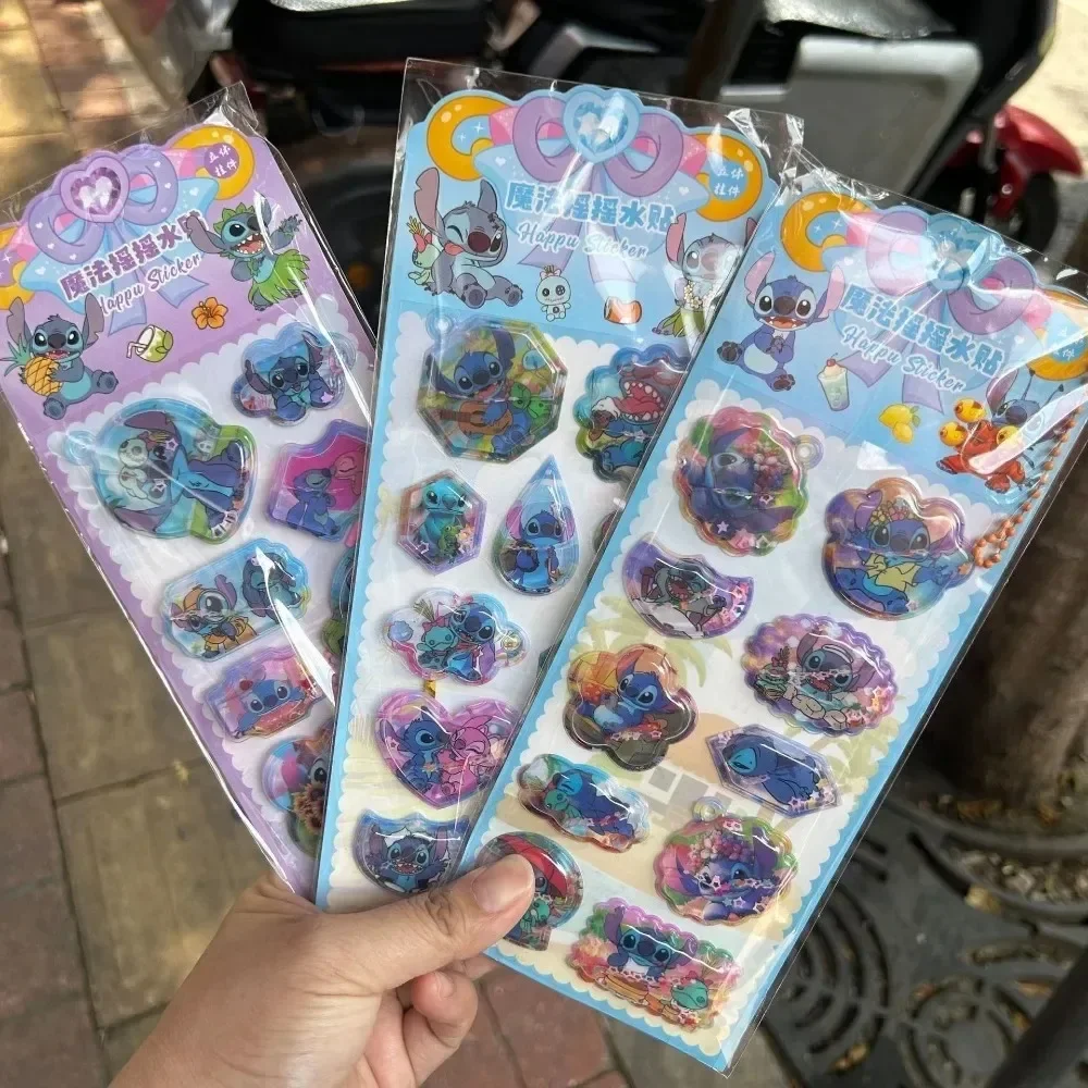 Cute Anime Kawaii HelloKitty 3D Shake Sticker Notebook fai da te Album Diario Manuale Decorationfor Studente di scuola Cancelleria Giocattolo per bambini