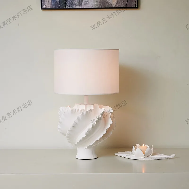 New Wabi-sabi Wind Table Lamp Handmade Ceramic Ornament Living Room Bedroom Hotel Bedside Homestay Lamp