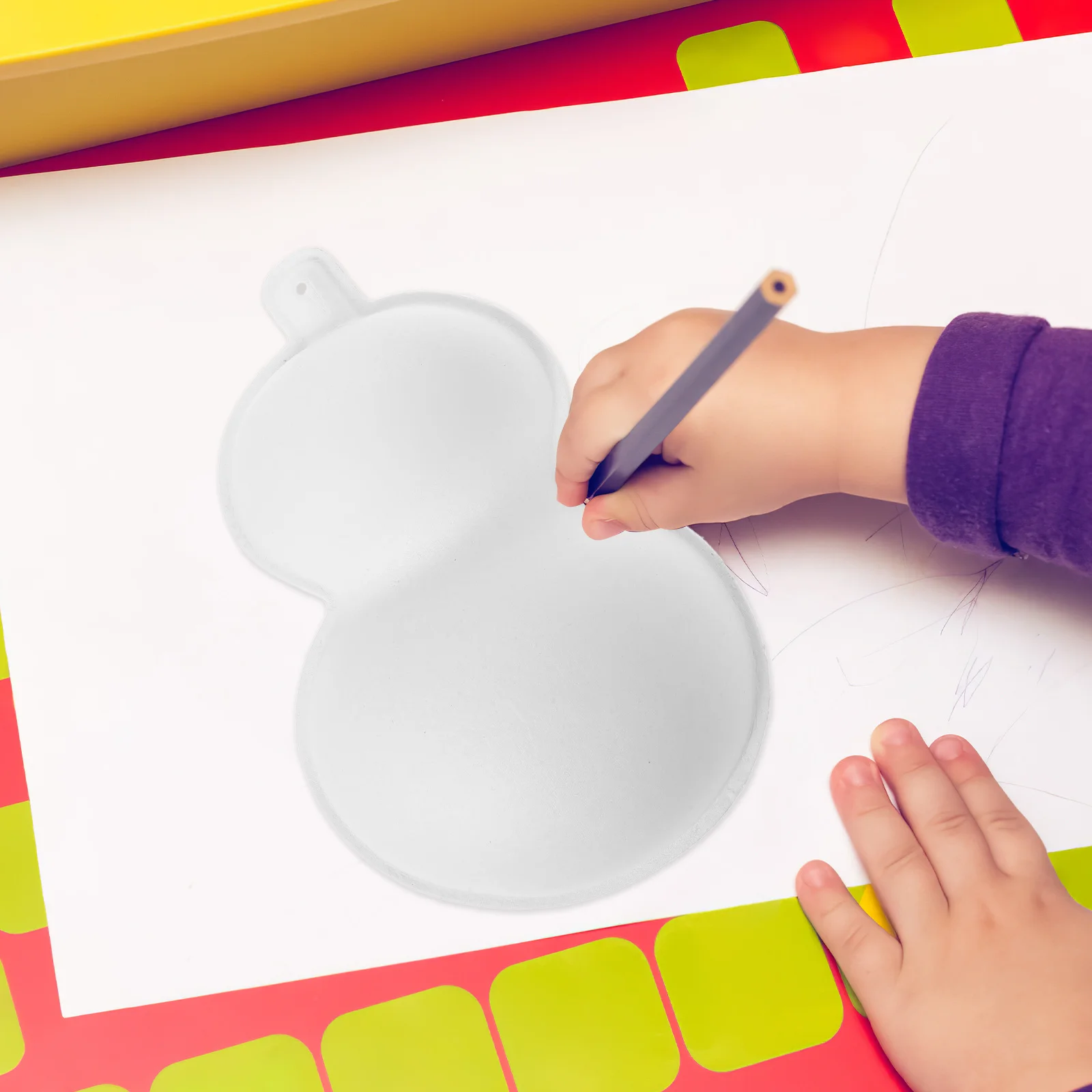 4Pcs DIY Paper Gourd Face Mask Painting Materials Hand-Painted Crafts Kids Drawing Supplies Party Decorations DIY Paper Gourd